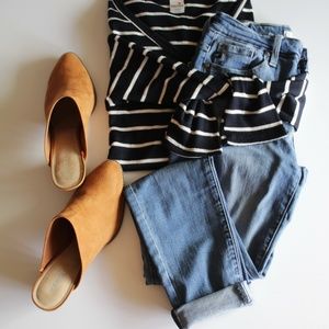 Stripe Knot Top